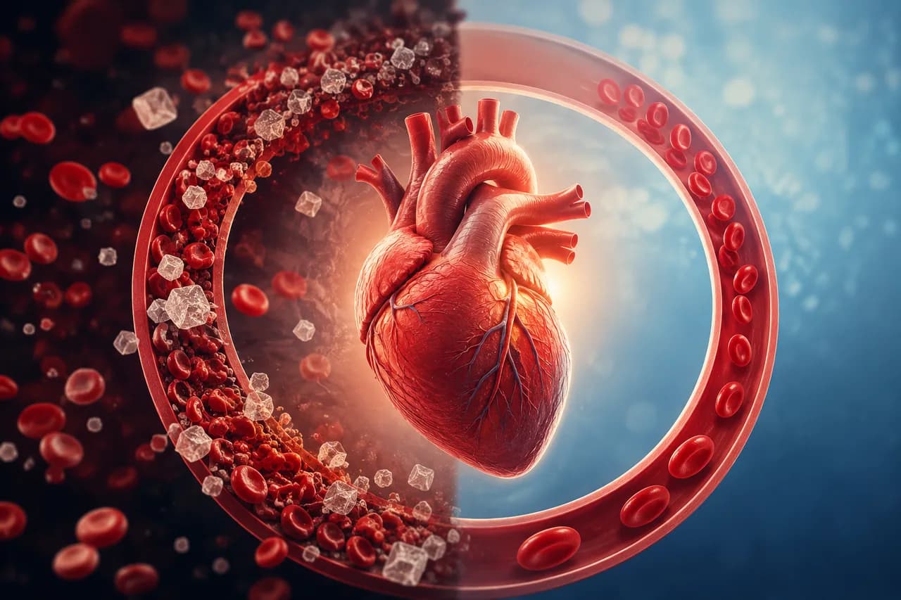Blood sugar and heart disease research